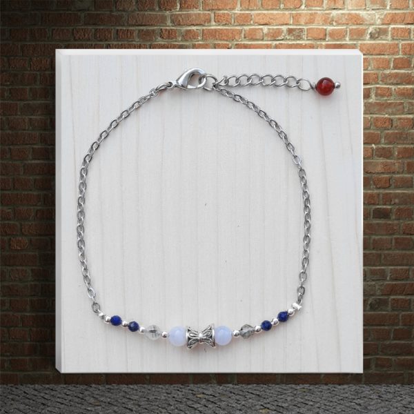 Calcédoine, lapis-lazuli et quartz rutile – Image 2