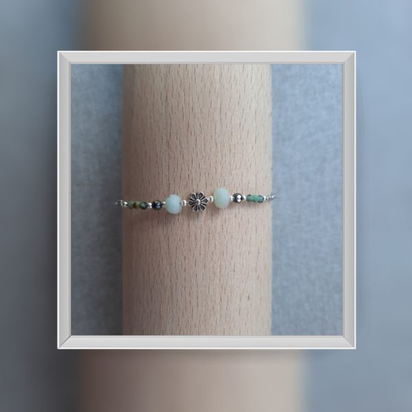 Amazonite, hématite et turquoise africaine – Image 2